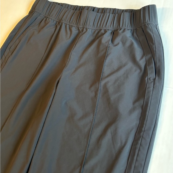 J.Jill Fit Black Wide Leg Pants Polyester Spandex Size Medium 30” Pull On - Picture 2 of 5